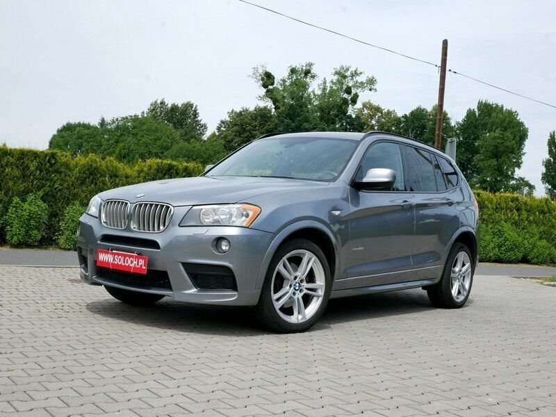 Szary Używany 2014 BMW X3 M Sport SUV | 58 900 zł - Obraz 1/4