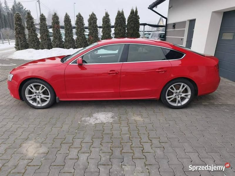 Używany Audi A5 Sportback 177 KM (130 kW) 2013 Czerwony Hatchback
