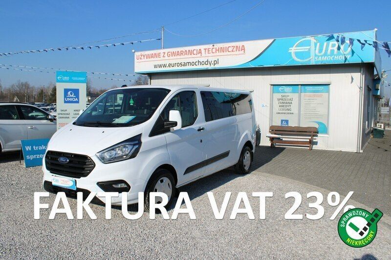 Biały Używany 2022 Ford Transit Custom Sedan/Limuzyna | 92 601 zł (Super Cena) - Obraz 1/4
