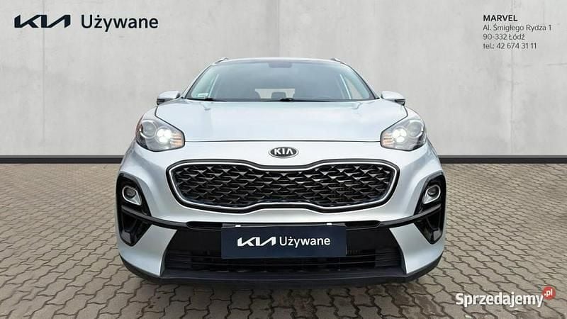 Srebrny Używany 2019 Kia Sportage 2 SUV | 79 900 zł (Dość drogi) - Obraz 1/4
