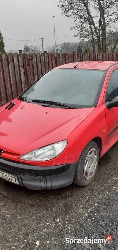 Czerwony Używany 2001 Peugeot 206 Hatchback | 1800 zł (Dobra cena) - Obraz 1/4
