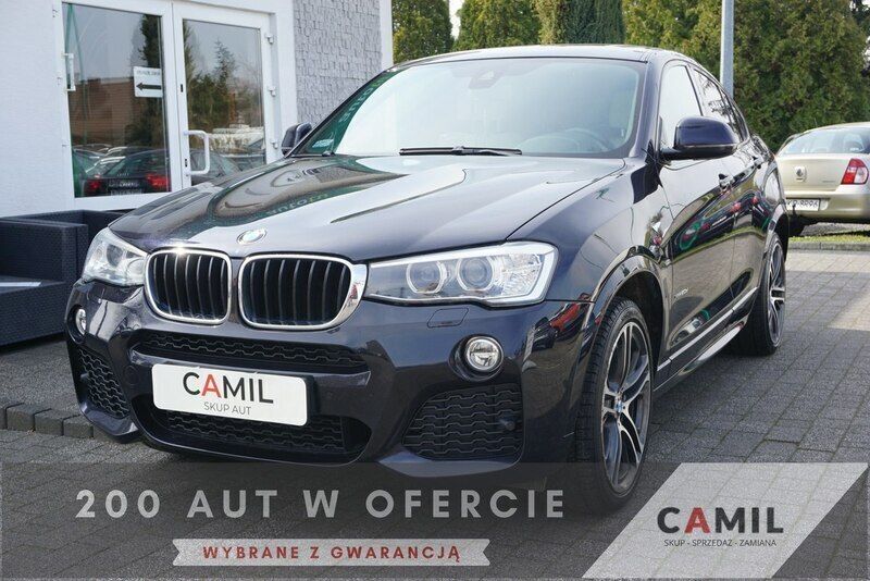 Czarny Używany 2016 BMW X4 SUV | 77 500 zł (Dobra cena) - Obraz 1/3