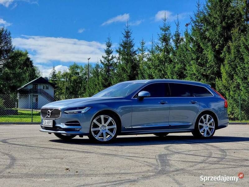 Niebieski Używany 2019 Volvo V90 Kombi | 105 000 zł (Drogi) - Obraz 1/4