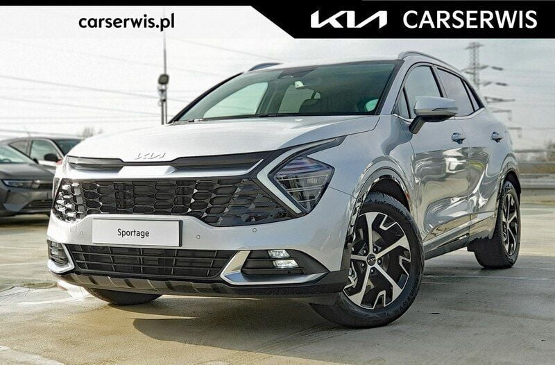 Szary (metalik) Używany 2024 Kia Sportage 2 SUV | 159 300 zł (Dość drogi) - Obraz 1/4