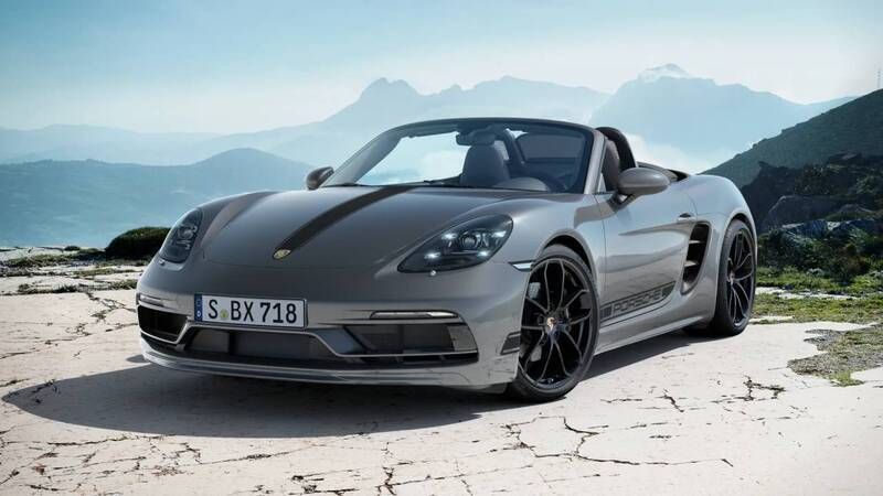 Agate grey metallic Używany 2025 Porsche 718 Boxster Edition | 399 718 zł - Obraz 1/4