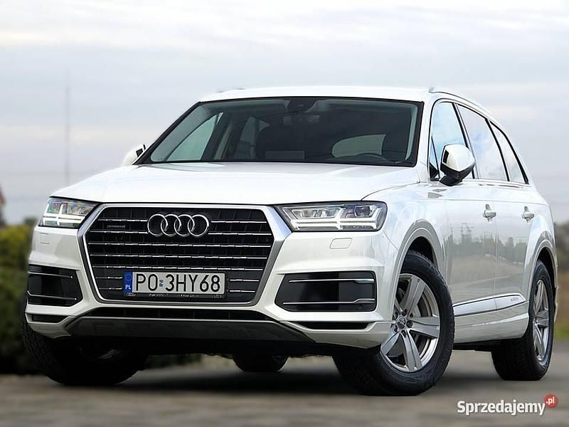 Biały Używany 2018 Audi Q7 Ambiente SUV | 99 900 zł - Obraz 1/4