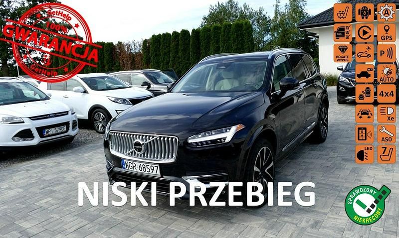Czarny (metalik) Używany 2023 Volvo XC90 SUV | 197 500 zł (Super Cena) - Obraz 1/4