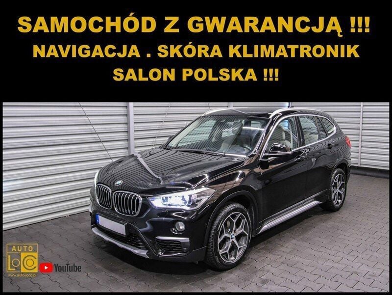 Czarny (metalik) Używany 2016 BMW X1 SUV | 52 845 zł (Super Cena) - Obraz 1/4