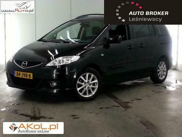 Czarny Używany 2009 Mazda 5 Minivan | 31 900 zł - Obraz 1/4