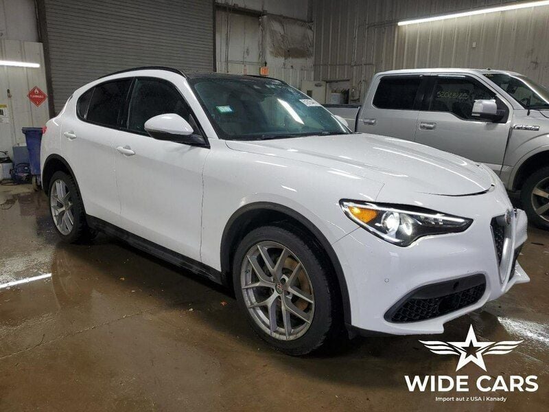 Biały (metalik) Używany 2018 Alfa Romeo Stelvio SUV | 53 400 zł - Obraz 1/4
