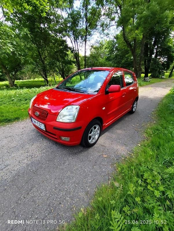 Czerwony Używany 2004 Kia Picanto 2 Hatchback | 5500 zł (Uczciwa cena) - Obraz 1/4