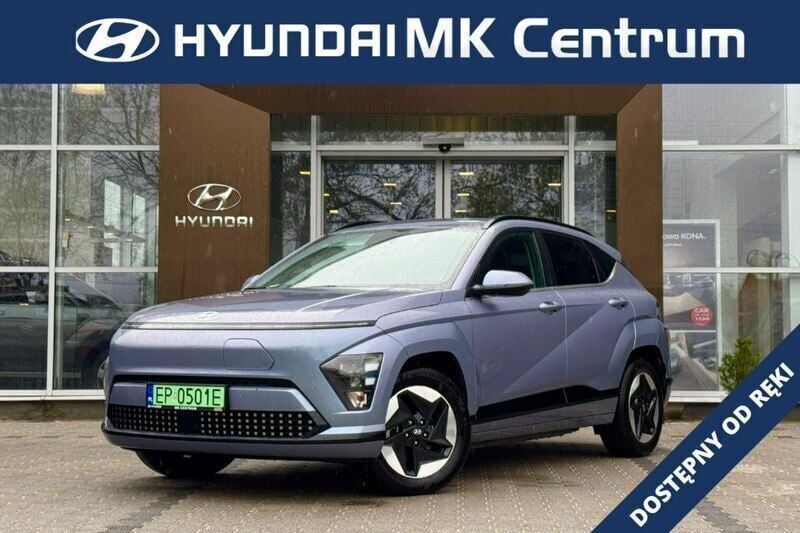 Niebieski jasny (metalik) Używany 2023 Hyundai Kona SUV | 151 900 zł - Obraz 1/4