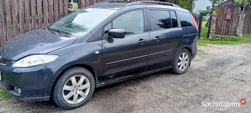 Grafitowy Używany 2006 Mazda 5 Minivan | 8900 zł - Obraz 1/4