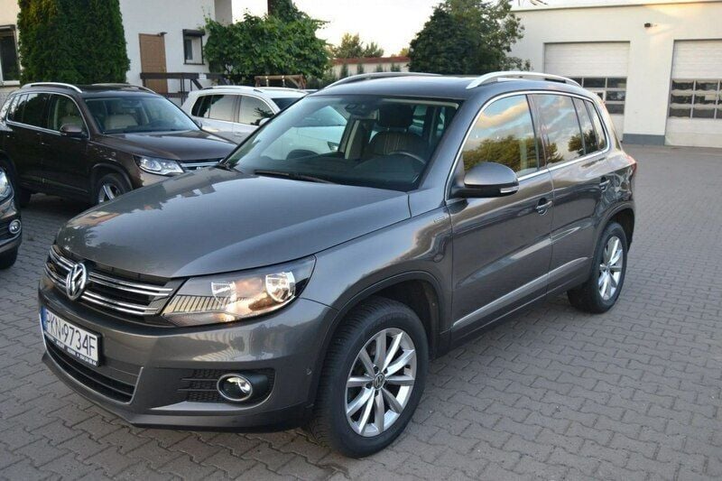 Szary Używany 2015 VW Tiguan SUV | 64 900 zł (Dobra cena) - Obraz 1/4