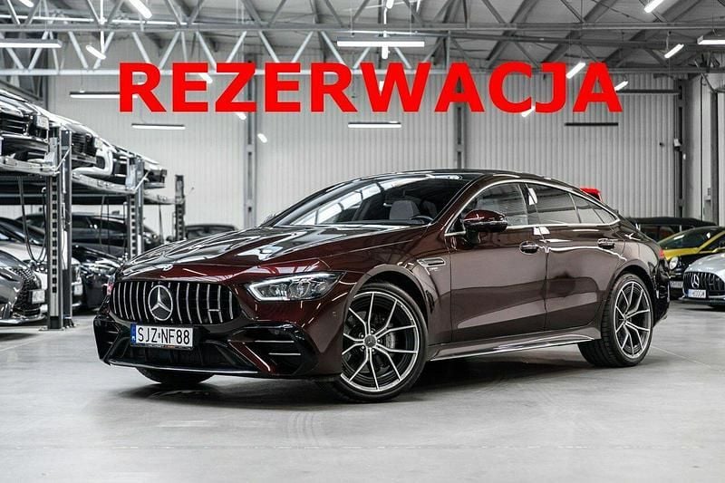 Czerwony Używany 2021 Mercedes AMG GT 53 AMG Coupe | 439 000 zł - Obraz 1/4