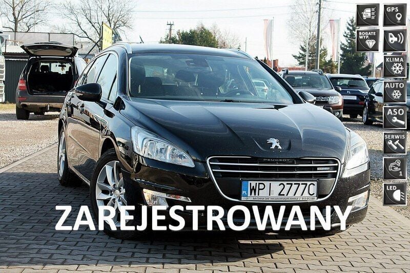 Czarny (metalik) Używany 2014 Peugeot 508 Kombi | 31 999 zł (Uczciwa cena) - Obraz 1/4