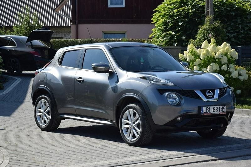 Szary Używany 2015 Nissan Juke SUV | 39 900 zł (Uczciwa cena) - Obraz 1/4