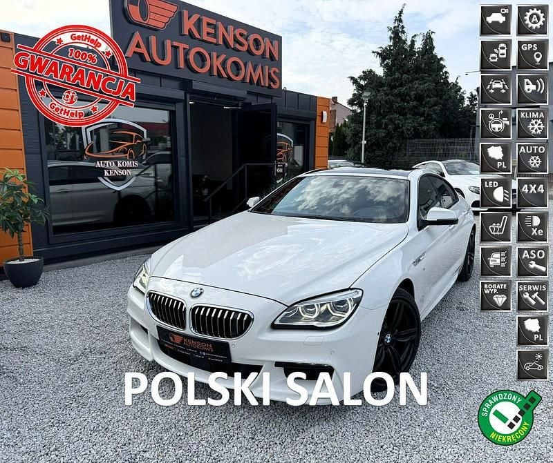 Biały Używany 2015 BMW 640 M Sport Coupe | 144 900 zł - Obraz 1/4