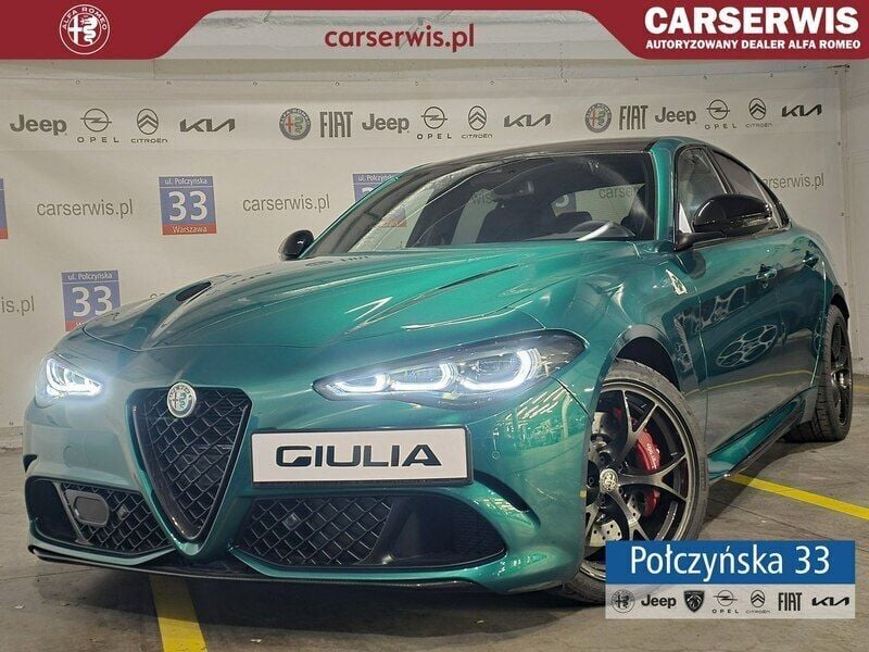 Zielony Nowe 2025 Alfa Romeo Giulia Quadrifoglio Sedan/Limuzyna | 491 890 zł - Obraz 1/4