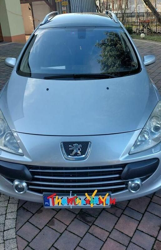 Srebrny Używany 2008 Peugeot 307 Kombi | 13 700 zł (Dość drogi) - Obraz 1/4