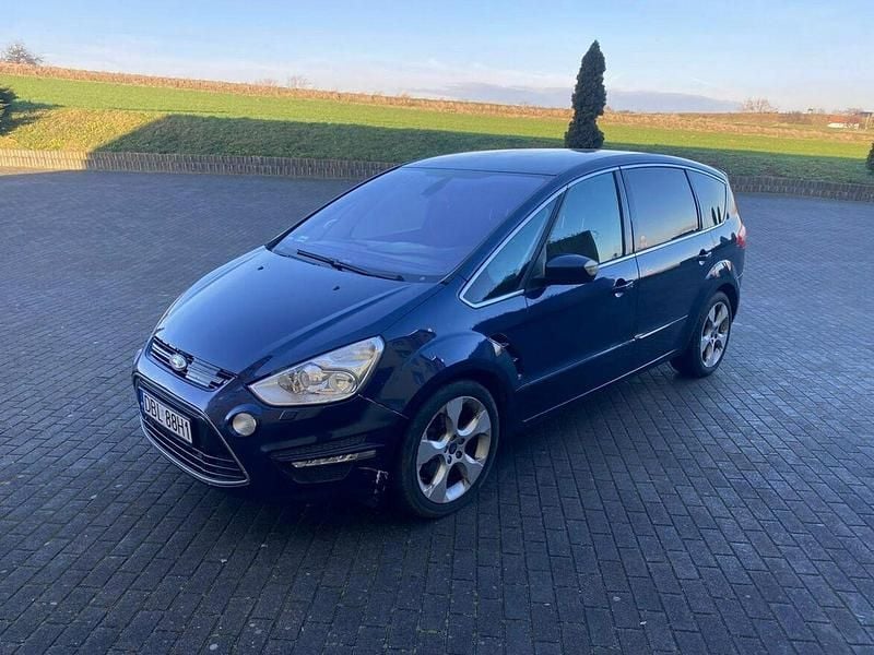 Niebieski ciemny Używany 2012 Ford S-MAX S Minivan | 19 990 zł (Dobra cena) - Obraz 1/4