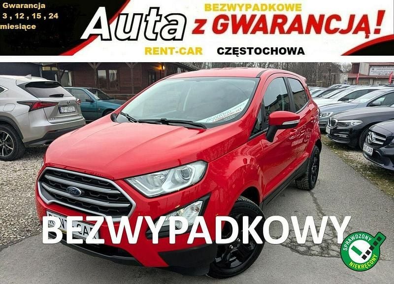 Czerwony Używany 2019 Ford Ecosport SUV | 42 900 zł - Obraz 1/4