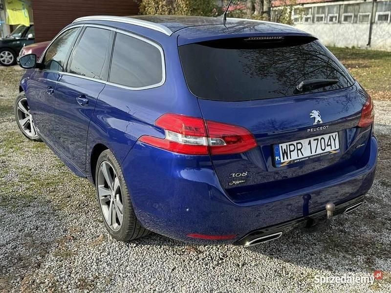 Używany Peugeot 308 SW GT-line 2018 Niebieski Kombi