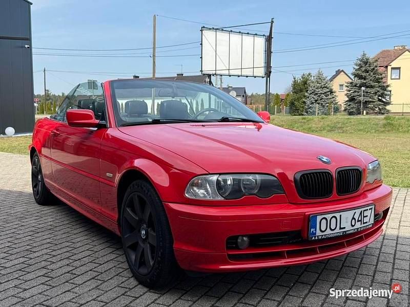 Czerwony Używany 2000 BMW 323 Cabriolet Kabriolet | 31 000 zł - Obraz 1/4