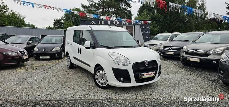Biały Używany 2010 Fiat Doblò Minivan | 19 800 zł (Dość drogi) - Obraz 1/2
