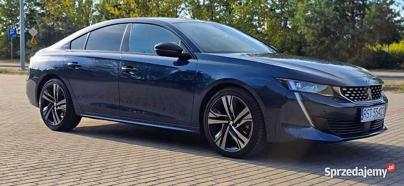 Niebieski Używany 2021 Peugeot 508 GT Hatchback | 91 900 zł (Dość drogi) - Obraz 1/4