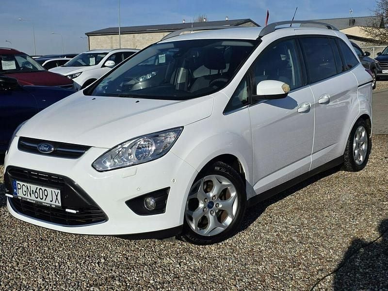 Biały Używany 2010 Ford Grand C-Max Minivan | 21 900 zł (Dobra cena) - Obraz 1/4