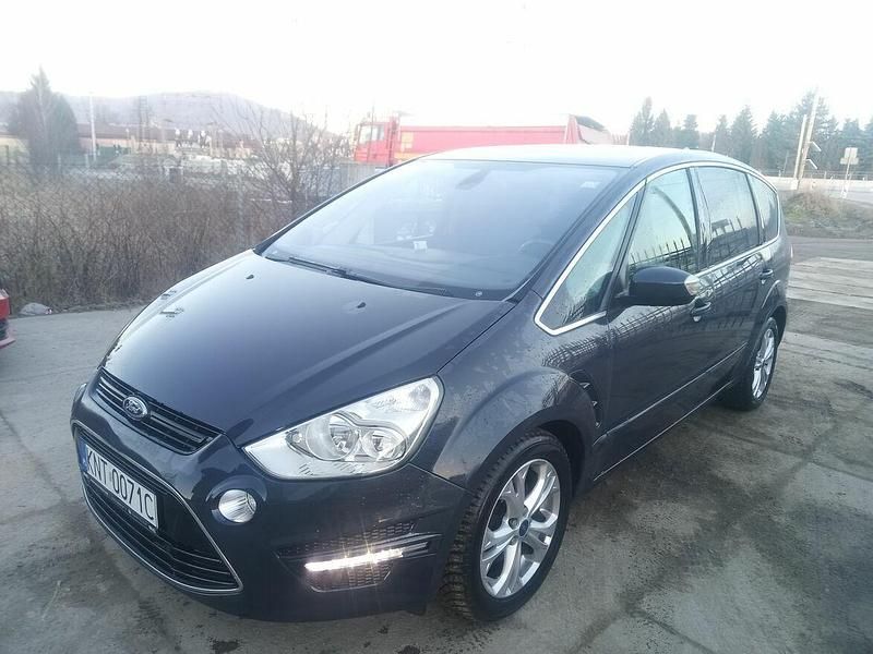 Szary Używany 2013 Ford S-MAX Titanium Minivan | 28 900 zł (Uczciwa cena) - Obraz 1/4