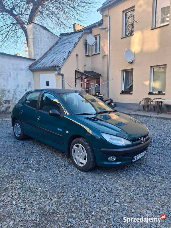 Zielony Używany 2002 Peugeot 206 Hatchback | 4900 zł (Dość drogi) - Obraz 1/4