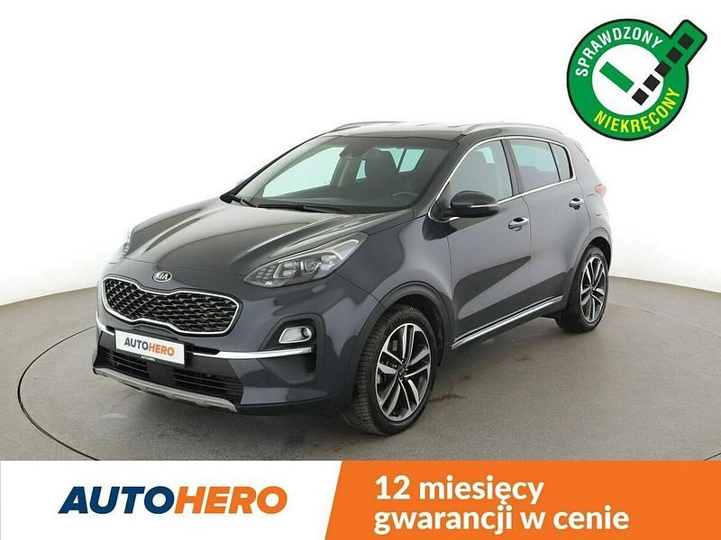 Czarny Używany 2021 Kia Sportage SUV | 80 900 zł (Uczciwa cena) - Obraz 1/3