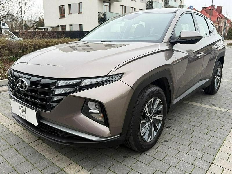 Szary (metalik) Używany 2021 Hyundai Tucson SUV | 89 800 zł (Uczciwa cena) - Obraz 1/4