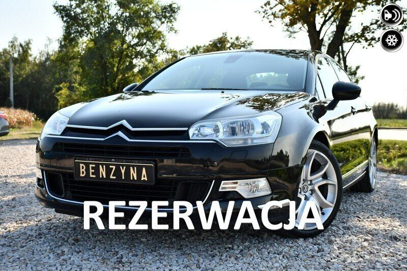 Czarny (metalik) Używany 2008 Citroën C5 Hatchback | 17 999 zł (Drogi) - Obraz 1/4
