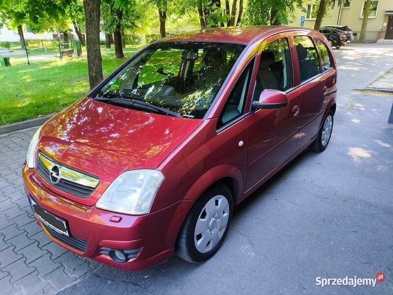Bordowy Używany 2006 Opel Meriva Minivan | 7900 zł (Uczciwa cena) - Obraz 1/4