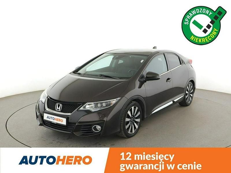 Czarny Używany 2015 Honda Civic Sport Hatchback | 54 500 zł (Dość drogi) - Obraz 1/3
