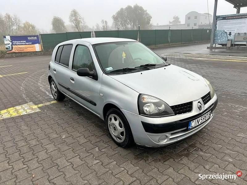 Srebrny Używany 2003 Renault Clio II Hatchback | 1500 zł (Super Cena) - Obraz 1/4