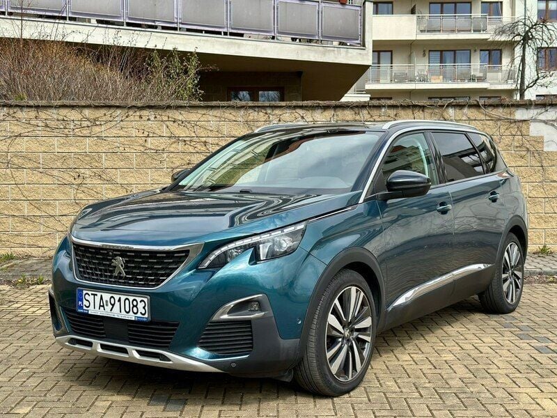 Zielony Używany 2017 Peugeot 5008 Minivan | 69 800 zł (Drogi) - Obraz 1/4