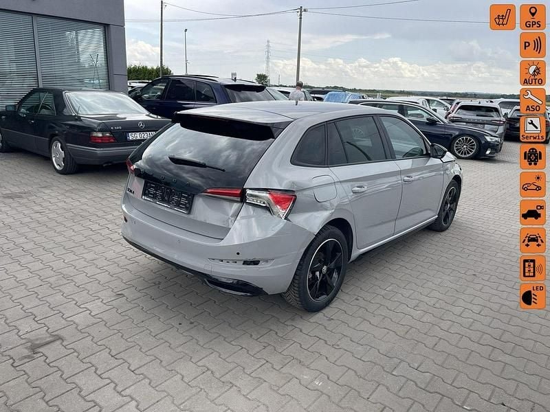Szary (metalik) Używany 2021 Skoda Scala Monte Carlo Hatchback | 26 900 zł - Obraz 1/4