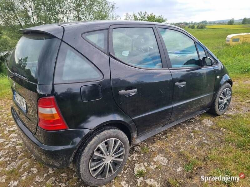 Czarny Używany 2000 Mercedes A140 Minivan | 1200 zł - Obraz 1/4