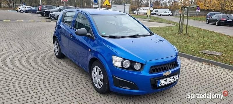 Niebieski Używany 2013 Chevrolet Aveo LS Hatchback | 10 900 zł (Dobra cena) - Obraz 1/4