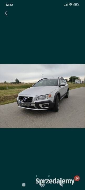 Srebrny Używany 2012 Volvo XC70 SUV | 33 500 zł - Obraz 1/4