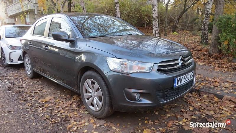 Używany Citroën C-Elysee I 2013 Szary Sedan/Limuzyna