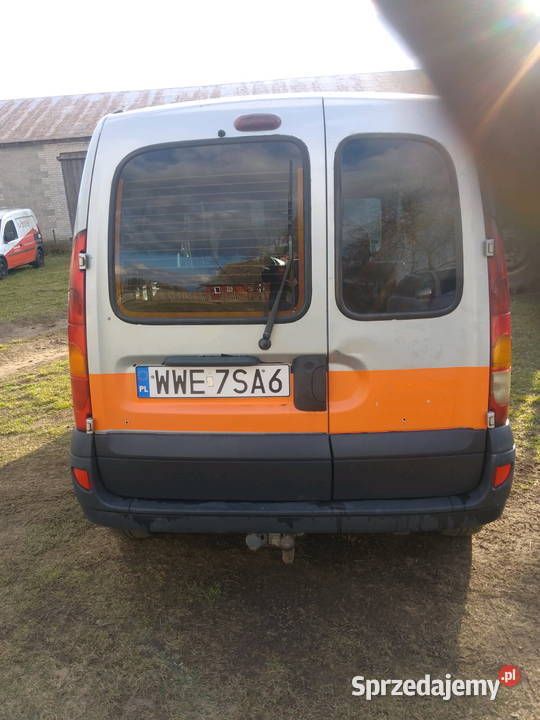 Pomarańczowy Używany 2007 Renault Kangoo Minivan | 4800 zł (Dobra cena) - Obraz 1/4