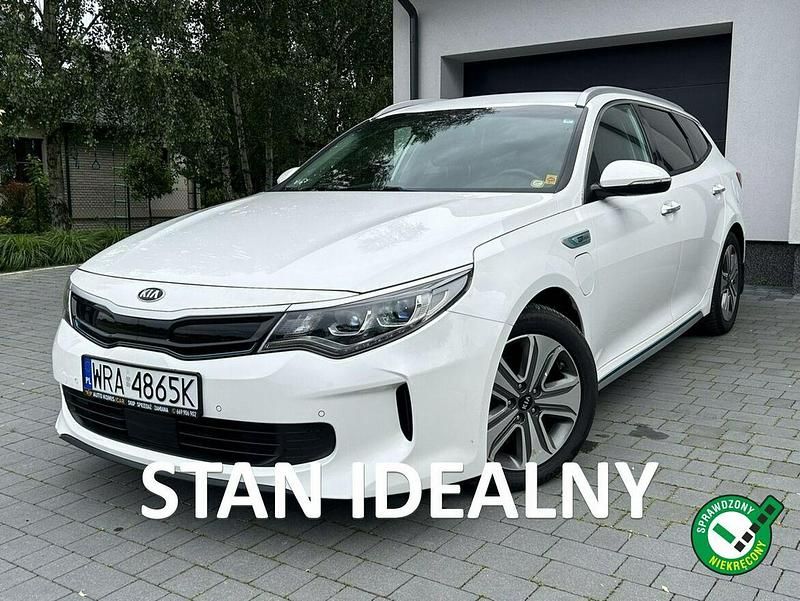 Biały Używany 2018 Kia Optima Kombi | 64 900 zł - Obraz 1/4