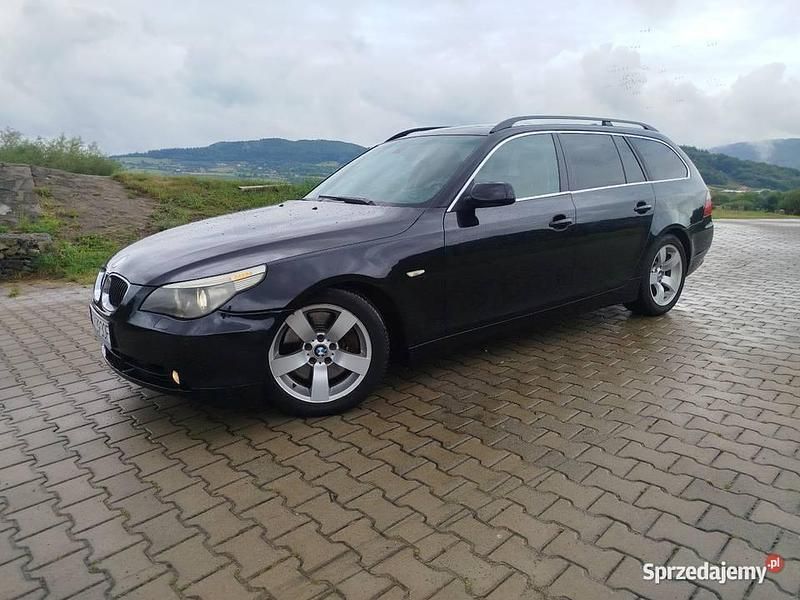 Czarny Używany 2005 BMW 535 Kombi | 20 900 zł - Obraz 1/4