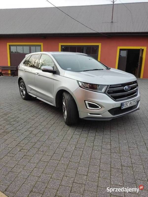 Srebrny Używany 2016 Ford Edge Sport SUV | 79 900 zł (Dość drogi) - Obraz 1/4