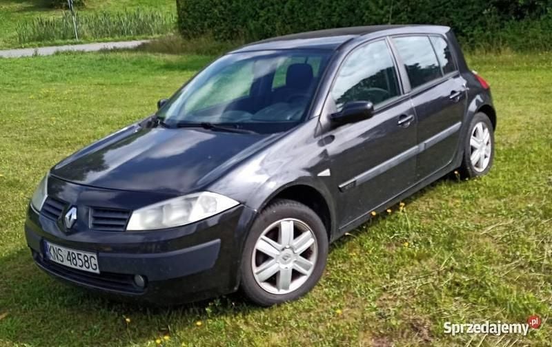 Czarny Używany 2004 Renault Mégane II Hatchback | 3999 zł - Obraz 1/4